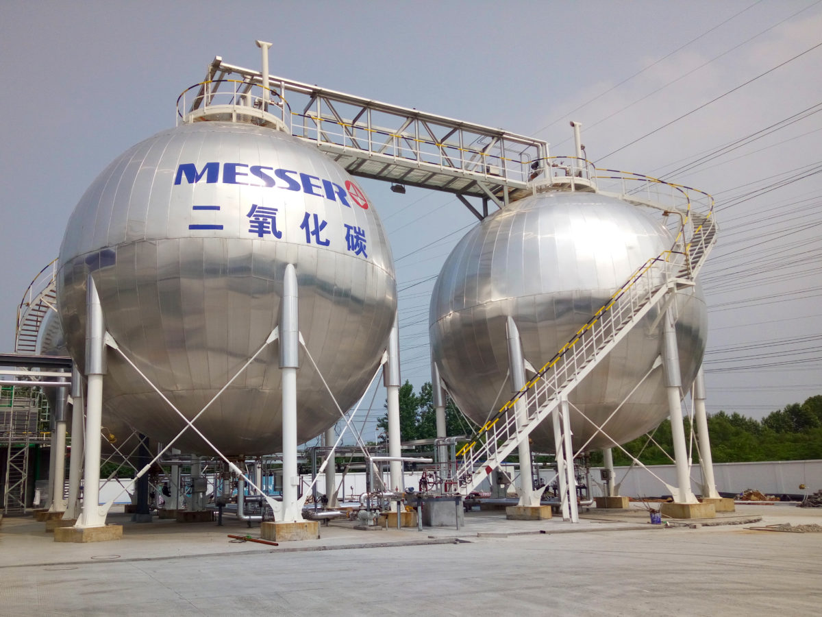 Messer Opens Biggest CO2 Recovery Plant in China